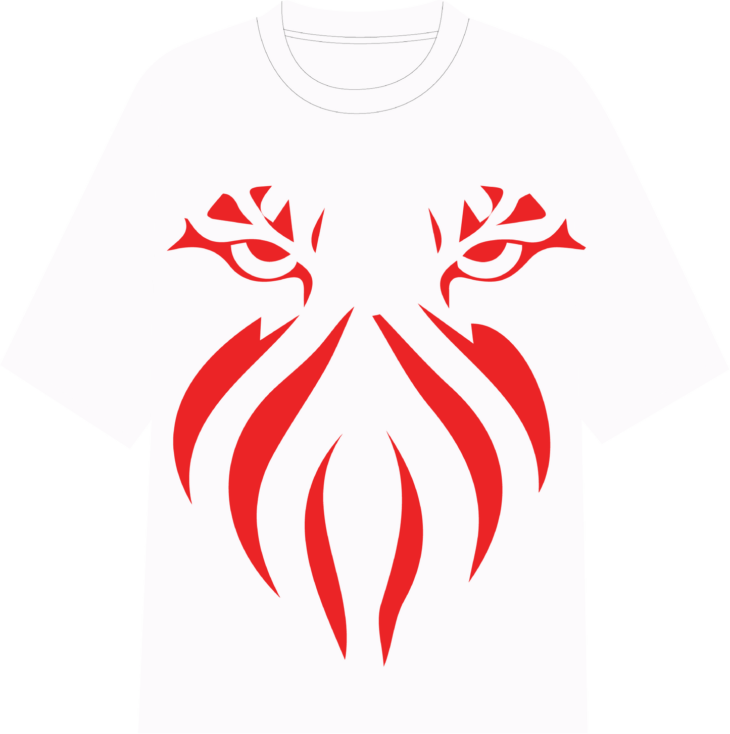 WHITE OVERSIZED T SHIRT